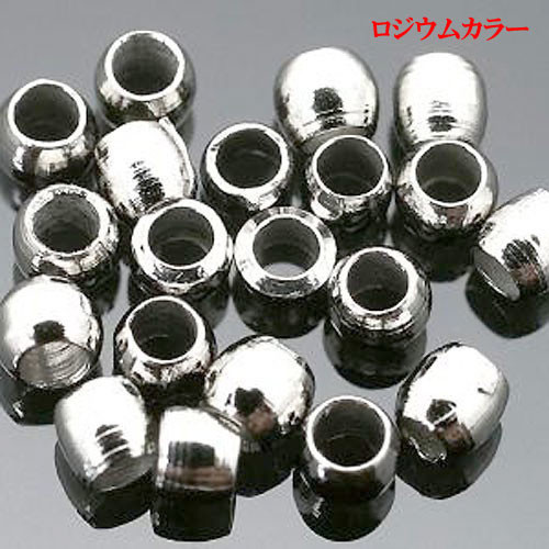 つぶし玉10gパーツ （10g）約750個(ロジウムカラー) 〔G3-3-C〕