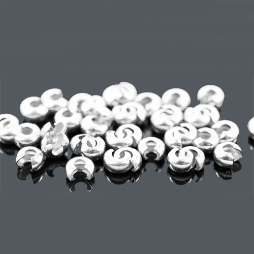 C形魔法のパーツ 20個　シルバーカラー約5mm 〔G3-165-20pSilver〕