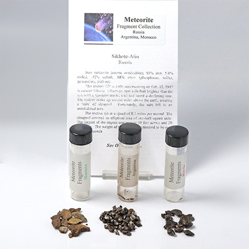 〔D010-2〕隕石 メテオライト Meteorites 3カ国 アルゼンチン ロシア モロッコ【ランダム発送】【メール便不可】