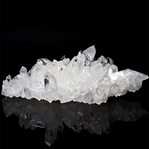 極上品■高品質 アーカンソー産水晶クラスター(クォーツ) 〔D4-69-165〕【メール便不可】