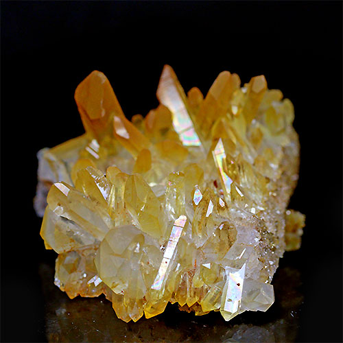 〔D122-10〕極上品 希少 アーカンソー州産 ゴールデンヒーラー クラスター Arkansas Golden Healer【メール便不可】