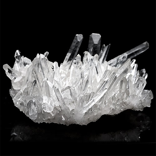 〔D123-1〕極上品 アーカンソー州産 水晶 クラスターARKANSAS CRYSTAL ギャランティーカード付【メール便不可】