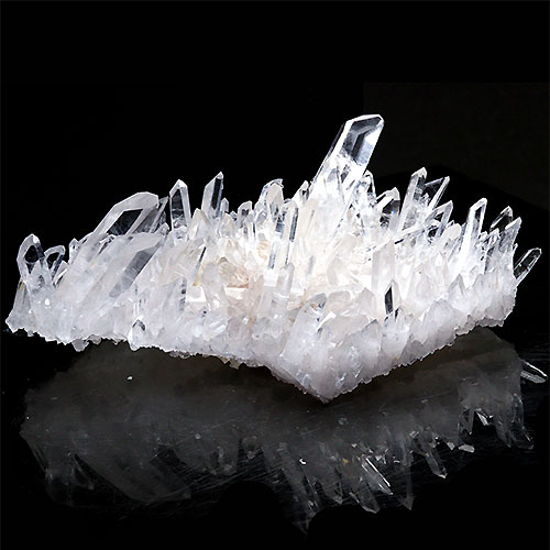 〔D123-11〕極上品 アーカンソー州産 水晶 クラスターARKANSAS CRYSTAL ギャランティーカード付【メール便不可】