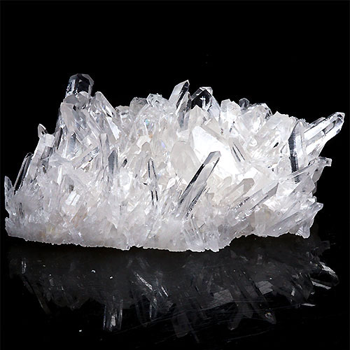 〔D123-14〕極上品 アーカンソー州産 水晶 クラスターARKANSAS CRYSTAL ギャランティーカード付【メール便不可】
