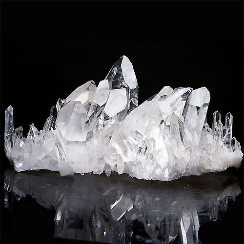 〔D123-15〕極上品 アーカンソー州産 水晶 クラスターARKANSAS CRYSTAL ギャランティーカード付【メール便不可】