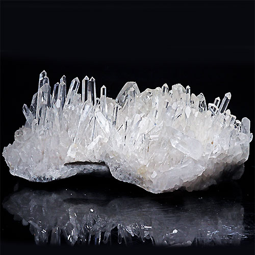〔D123-16〕極上品 アーカンソー州産 水晶 クラスターARKANSAS CRYSTAL ギャランティーカード付【メール便不可】