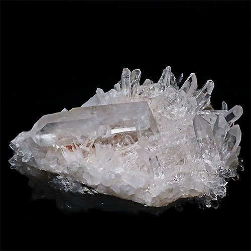 〔D123-17〕両面 アーカンソー州産 水晶 クラスターARKANSAS CRYSTAL ギャランティーカード付【メール便不可】