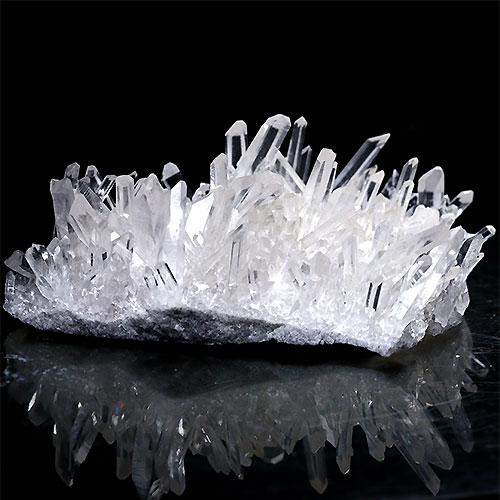 〔D123-4〕極上品 アーカンソー州産 水晶 クラスターARKANSAS CRYSTAL ギャランティーカード付【メール便不可】