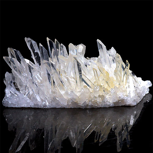 〔D123-9〕極上品 アーカンソー州産 水晶 クラスターARKANSAS CRYSTAL ギャランティーカード付【メール便不可】