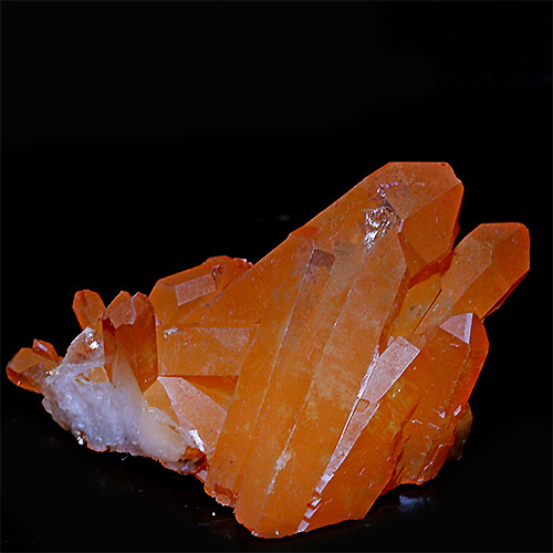 〔D133-13〕コリント産 タンジェリンクォーツ クラスター マンダリンクォーツ Tanjerine Quartz 蜜柑水晶【メール便不可】
