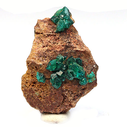 〔D373-1〕ダイオプテーズ（翠銅鉱）コンゴ産 Dioptase 鉱物【メール便不可】