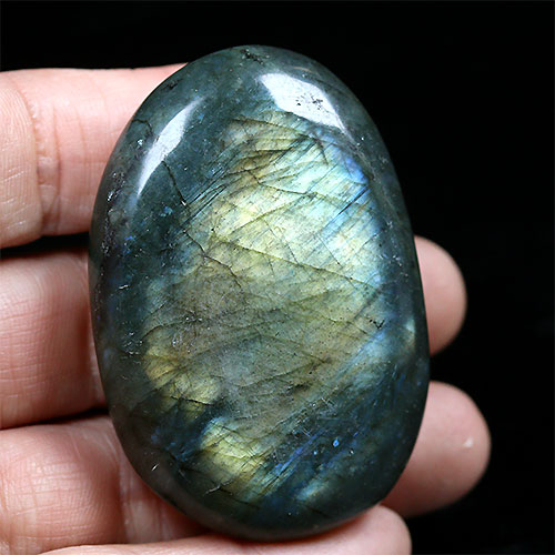 〔D430-1〕ラブラドライト1個 マグネット Labradorite マダガスカル産 原石