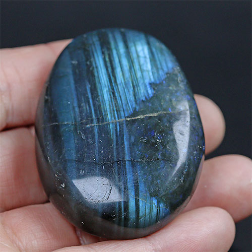 〔D430-12〕ラブラドライト1個 マグネット Labradorite マダガスカル産 原石