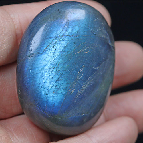 〔D430-3〕ラブラドライト1個 マグネット Labradorite マダガスカル産 原石