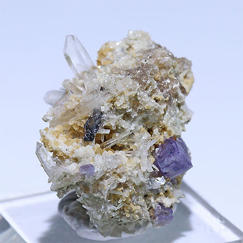 〔D435-7〕中国/湖南省瑶崗仙鉱山 Fluorite フローライト 蛍石 ヤオガンシャン鉱山 結晶 原石【メール便不可】
