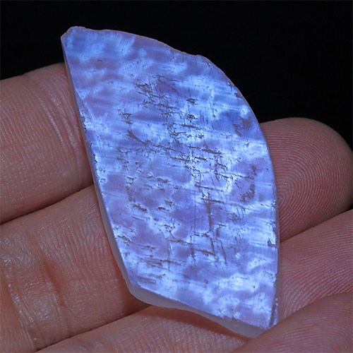 〔D443-13〕幻想シラー ブルームーンストーン 原石 スライス 素材 Blue moonstone
