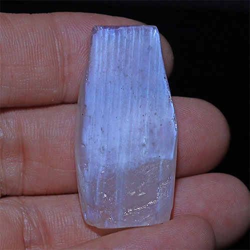 〔D443-14〕幻想シラー ブルームーンストーン 原石 スライス 素材 Blue moonstone