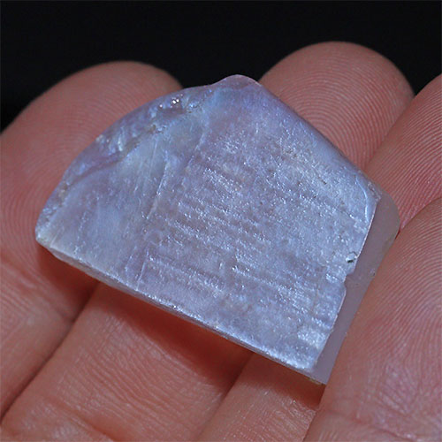 〔D443-7〕幻想シラー ブルームーンストーン 原石 スライス 素材 Blue moonstone