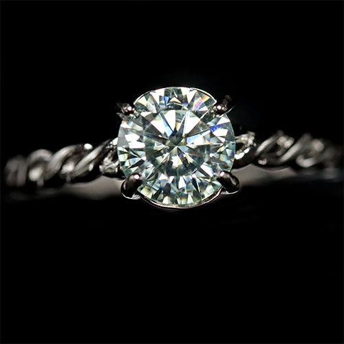〔J105-148〕1ct モアサナイト sv925 リング 指輪 moissanite