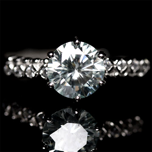 〔J105-160〕1ct モアサナイト sv925 リング 指輪 moissanite