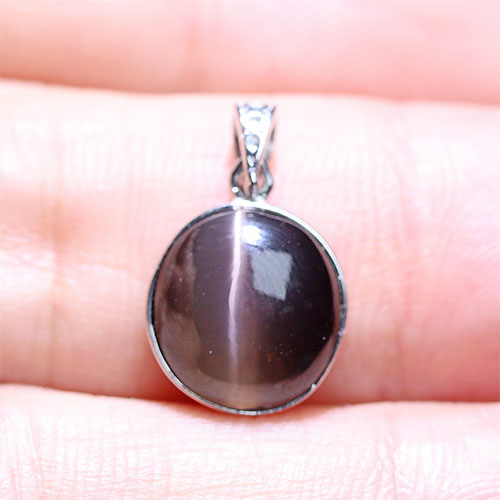 FOREST-STONE / 〔J362-9〕SV925 シリマナイトキャッツアイ