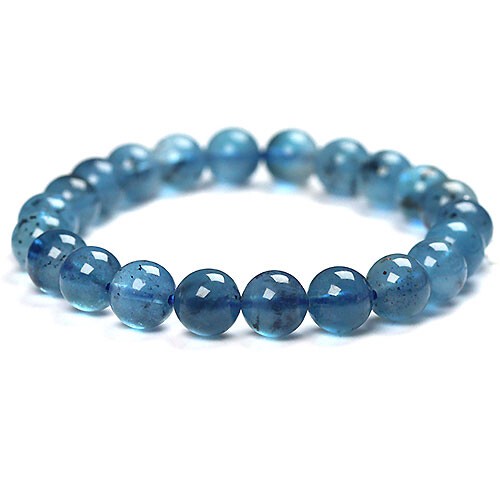 〔K1745-9m〕ブラックアクアマリン aquamarine  ブレスレット【ランダム発送】