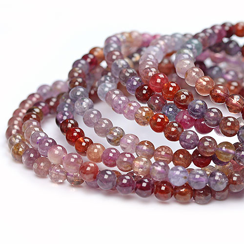 〔K1747〕お買い得 発色良い 約4.8mm マルチカラースピネル Spinel ブレスレット【FOREST 天然石 パワーストーン】