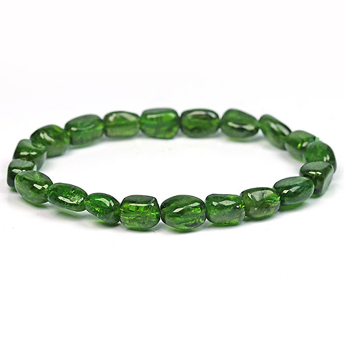 〔K1767〕約6-7mm お買い得 クロムダイオプサイト ブレスレット Diopside 透輝石【FOREST 天然石 パワーストーン】