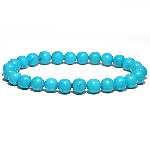 〔K1861-17〕約7.3mm メキシコ産ナコザリターコイズターコイズ ブレスレット Nacozari turquoise