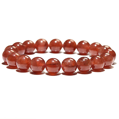 〔K1862-8〕約10mm 高品質 ペルー産 インカローズ ブレスレット Incarose(Rhodochrosite) 菱マンガン鉱