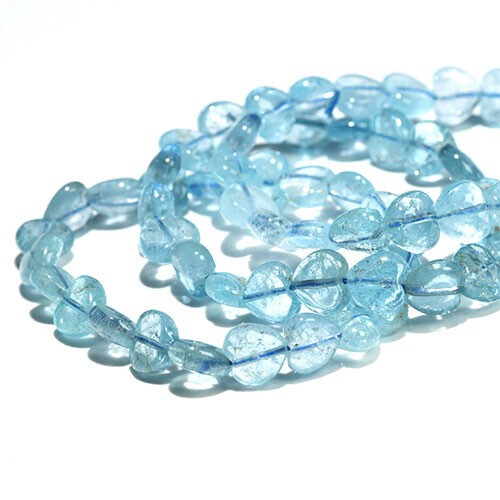 FOREST-STONE / 〔K1940-8m〕ハート ブルートパーズ ブレスレット