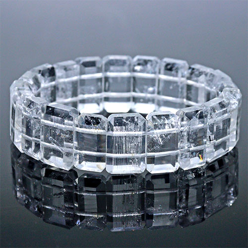 〔K1979〕最高級 コロンビア レムリアンシードクリスタル バングル レムリアンリッジ 天然水晶 Quartz ブレスレット