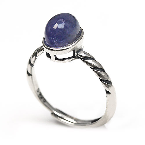 〔R356-6〕タンザナイト Tanzanite sv925 リング 指輪 【FOREST 天然石 パワーストーン】