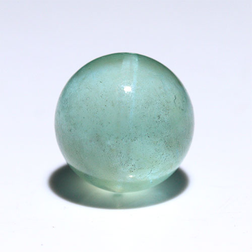 〔Z65-2〕希少 約15mm グリーンアクアマリン Green Aquamarine 粒売り グリーンベリル