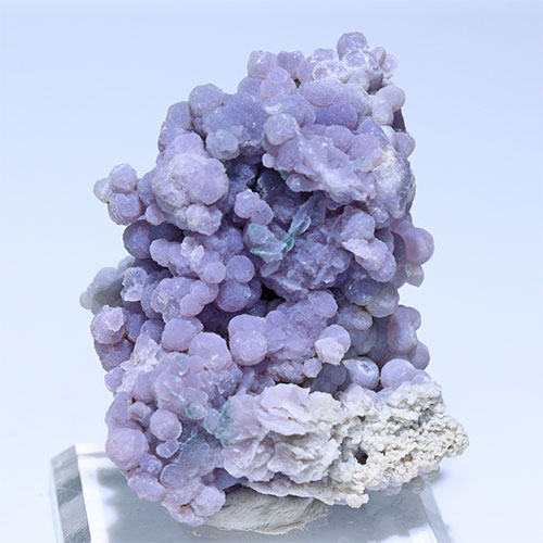 〔D364-37〕インドネシア産 グレープアゲート 標本 鉱物 原石 Grape agate 【FOREST 天然石 パワーストーン】