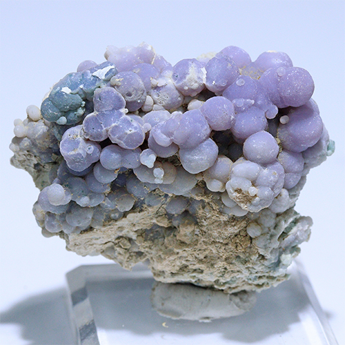 〔D364-49〕インドネシア産 グレープアゲート 標本 鉱物 原石 Grape agate 【FOREST 天然石 パワーストーン】