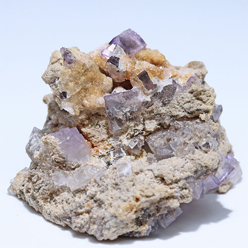 〔D450-3〕フローライト メキシコ コアウイラ州 ムスキス トゥーレ鉱山 蛍光 Fluorite  蛍石 結晶 原石【メール便不可】