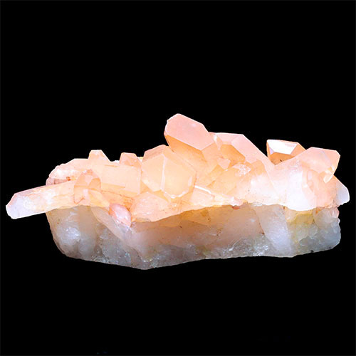 〔D452-15〕コリント産 タンジェリンクォーツ クラスター マンダリンクォーツ Tanjerine Quartz 蜜柑水晶【メール便不可】