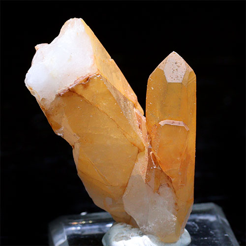 〔D452-17〕コリント産 タンジェリンクォーツ クラスター マンダリンクォーツ Tanjerine Quartz 蜜柑水晶【メール便不可】