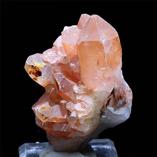 〔D452-30〕コリント産 タンジェリンクォーツ クラスター マンダリンクォーツ Tanjerine Quartz 蜜柑水晶【メール便不可】