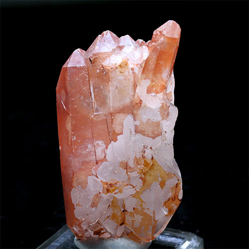 〔D452-9〕コリント産 タンジェリンクォーツ クラスター マンダリンクォーツ Tanjerine Quartz 蜜柑水晶【メール便不可】