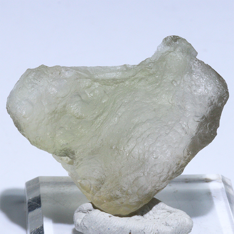 〔D455-24〕トップクォリティ パープルリビアングラス 隕石 原石 鉱物 Libyan desert glass
