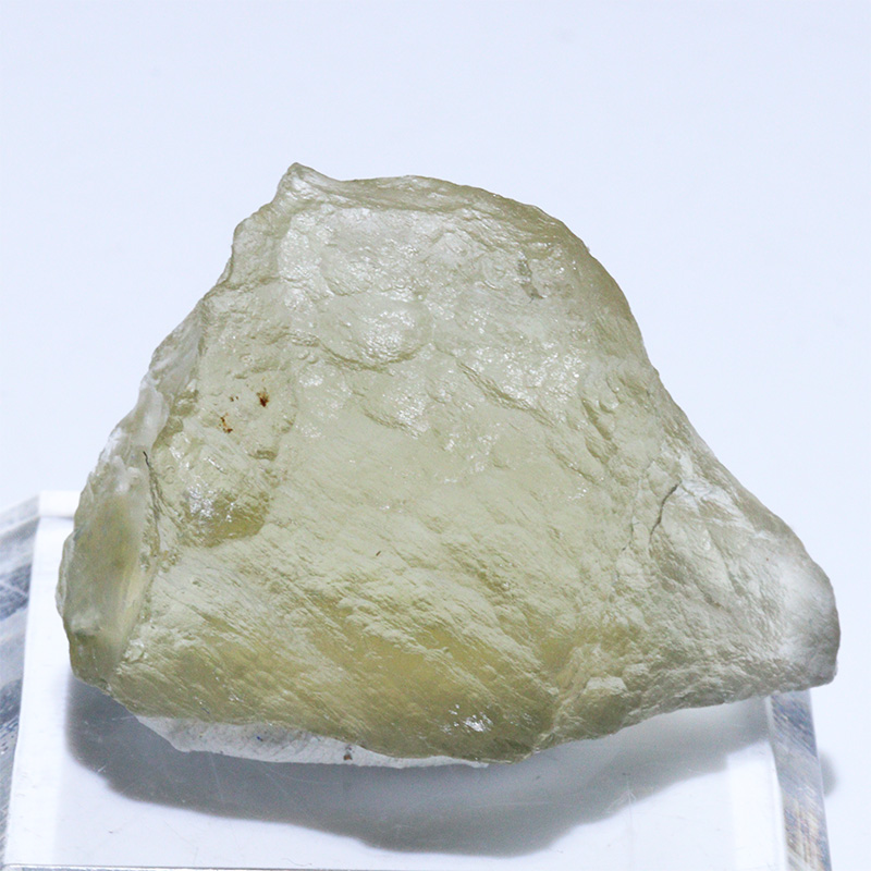 〔D455-27〕トップクォリティ パープルリビアングラス 隕石 原石 鉱物 Libyan desert glass