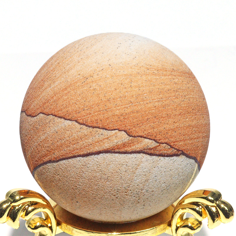 〔D458-6〕約5cm ナバホストーン スフィア サンドストーン Navajo stone【アメリカ・アリゾナ州産】【メール便不可】