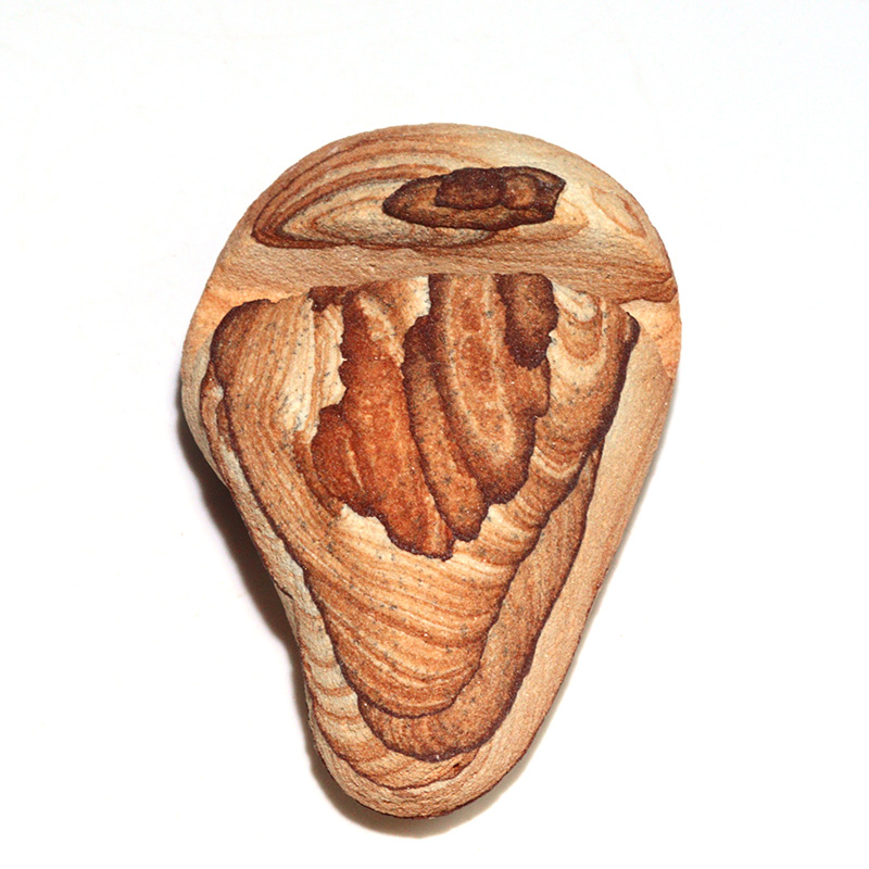 〔D461-16〕ナバホストーン カードスタンド サンドストーン Navajo stone【アメリカ・アリゾナ州産】