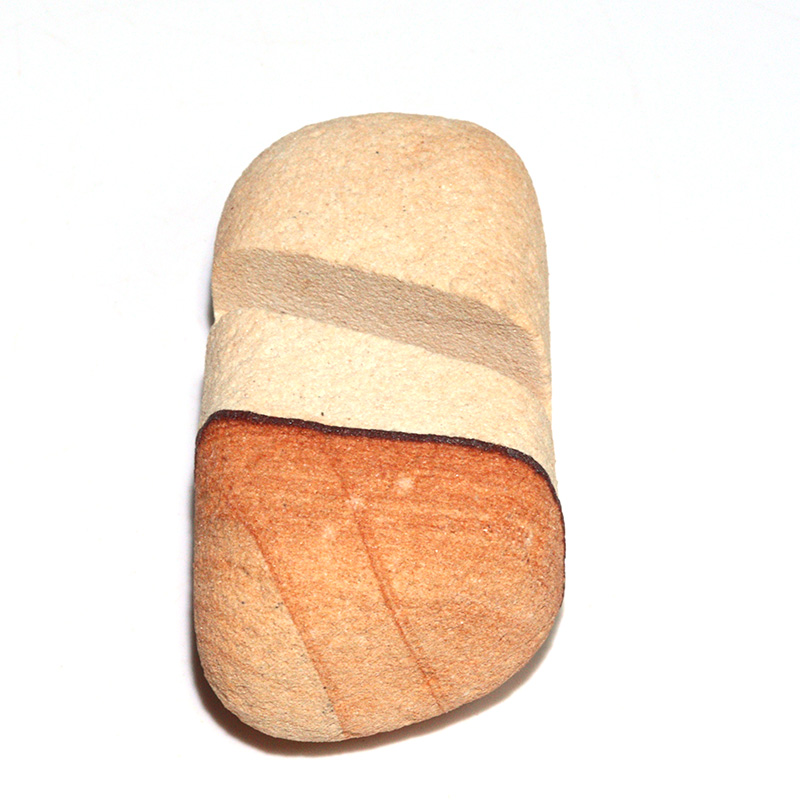 〔D461-17〕ナバホストーン カードスタンド サンドストーン Navajo stone【アメリカ・アリゾナ州産】