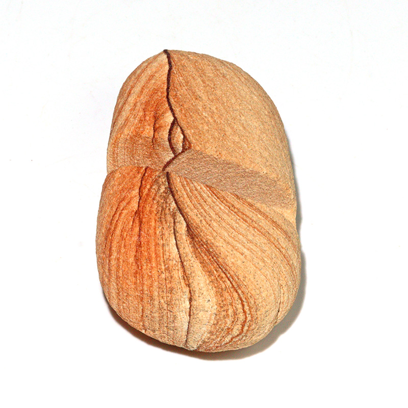 〔D461-18〕ナバホストーン カードスタンド サンドストーン Navajo stone【アメリカ・アリゾナ州産】