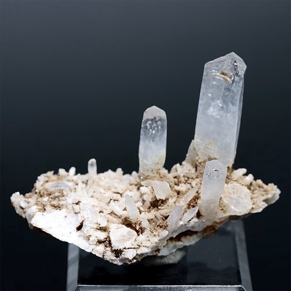 〔D469-5〕希少 ベラクルスクォーツ Veracruz Quartz 水晶 クラスター メキシコ ベラクルス州 鉱物原石【メール便不可】