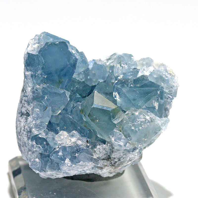 〔D470-10〕マダガスカル産 セレスタイト クラスター Celestite 天青石 セレスティン 浄化 置物【メール便不可】