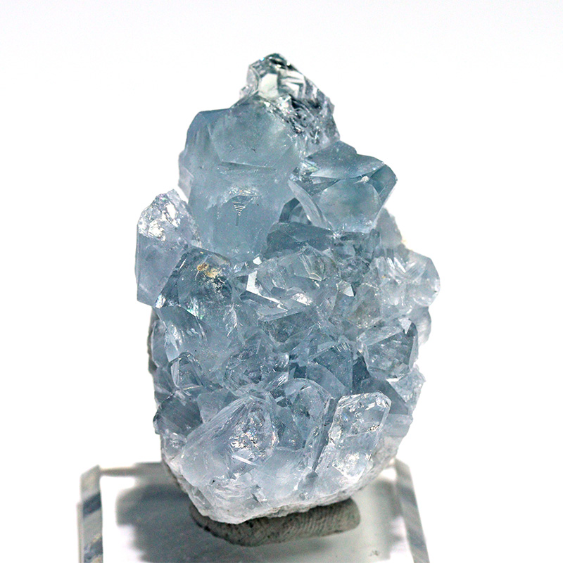 〔D470-15〕マダガスカル産 セレスタイト クラスター Celestite 天青石 セレスティン 浄化 置物【メール便不可】